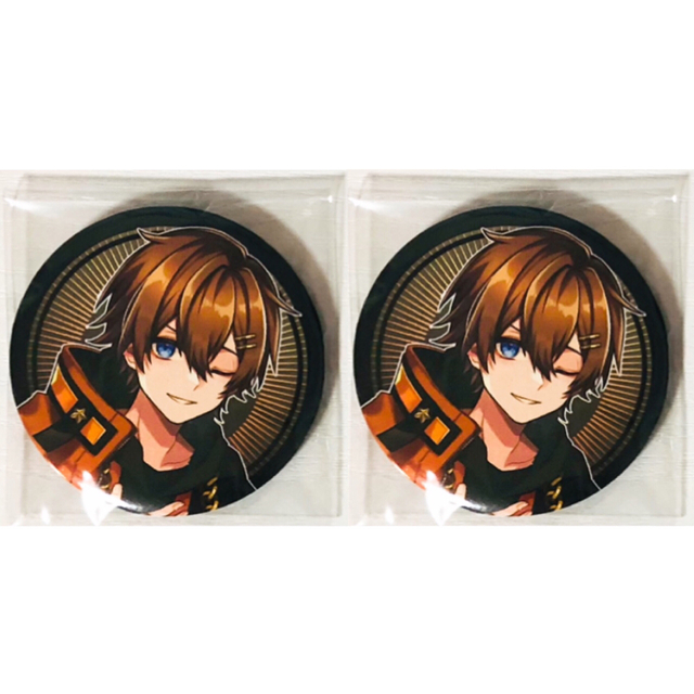 新品☆すたぽら【くに】LET'S DIS!☆ランダム☆缶バッジ☆2点セットの