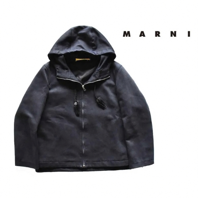MARNI マルニ フード付きブルゾン ジップパーカー フーディ 44-