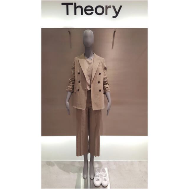 Theory 20ss リネンダブルジャケット