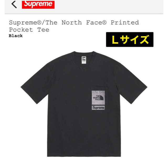 Supreme(シュプリーム)のSupreme 2023SS Week4 Supreme ×NorthFace  メンズのトップス(Tシャツ/カットソー(半袖/袖なし))の商品写真