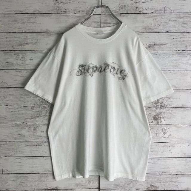 7014 【人気Lサイズ】シュプリーム☆ビッグロゴ即完売モデル定番tシャツ　美品