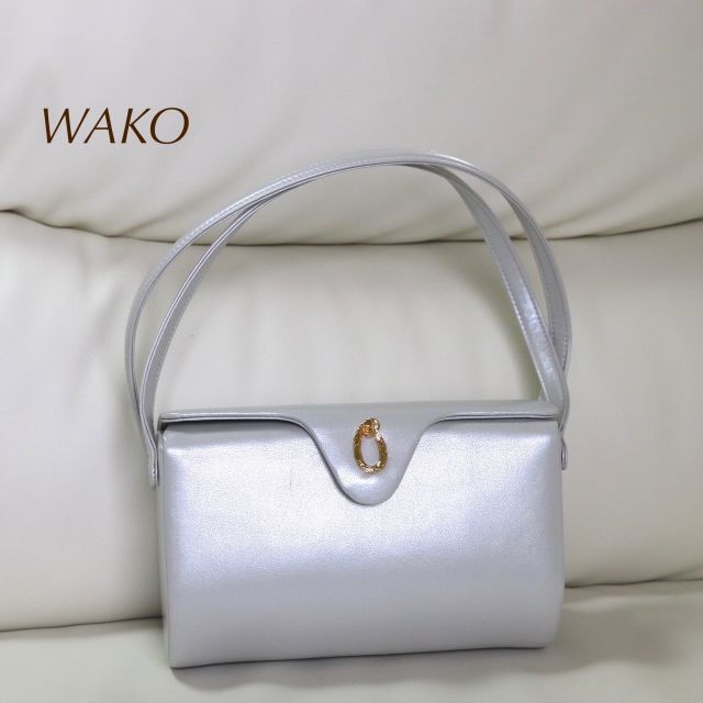 WAKO 和光 ワコウ ハンドバッグ フォーマルバッグ 白 ホワイト-