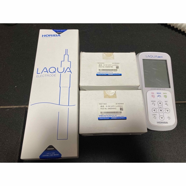 堀場製作所 LAQA D-72 pH/ORP計 新品pHセンサー付き-