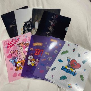 bts ミニクリアファイル×8(アイドルグッズ)