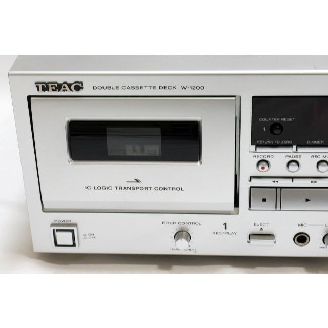 TEAC ダブルカセットデッキ W-1200 ティアック