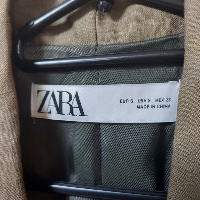 ZARA(ザラ)のZARA＊リネンジャケット レディースのジャケット/アウター(テーラードジャケット)の商品写真