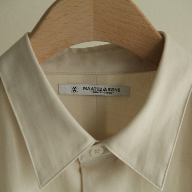 maatee&sons charles comoli  auralee シャツ