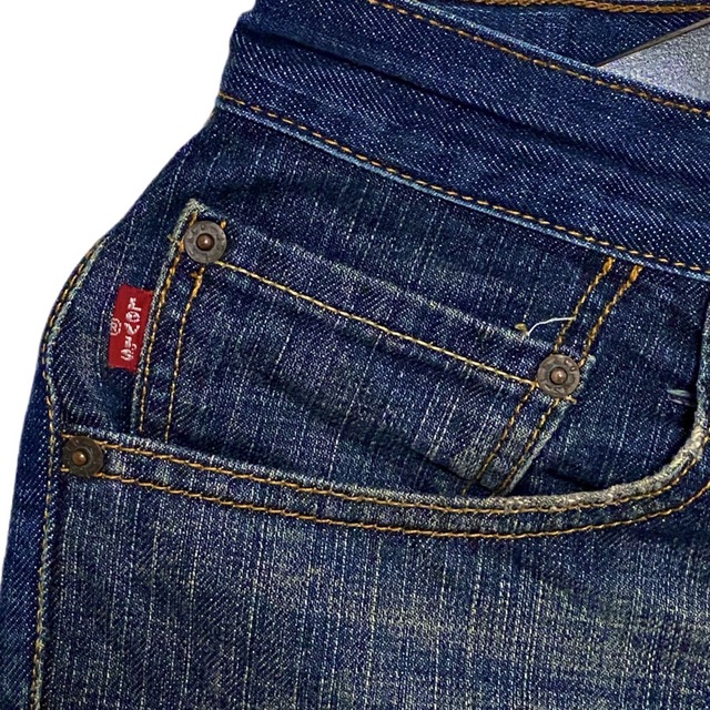 Levi's(リーバイス)のLevisリーバイス ビンテージ ドッキングデニムパンツ ブルー USA古着 メンズのパンツ(デニム/ジーンズ)の商品写真