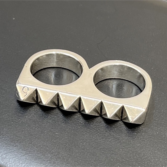 MADARANINGEN マダラニンゲン STUDS 2FINGER RING - ミュージシャン