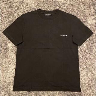 バレンシアガ(Balenciaga)のバレンシアガ BALENCIAGA ミニロゴプリント 半袖 Tシャツ ブラック(Tシャツ/カットソー(半袖/袖なし))