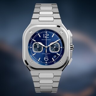 新品 オマージュ スクエア クロノグラフ ブラック メンズ腕時計 セイコーVK