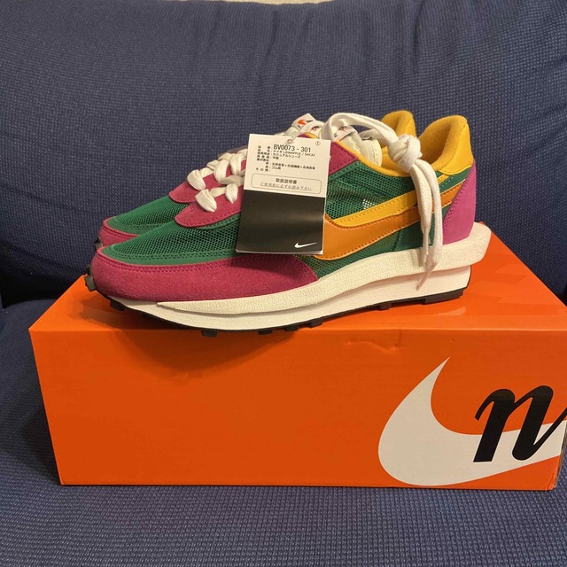 sacai × NIKE LDV WAFFLE PINE GREEN靴/シューズ