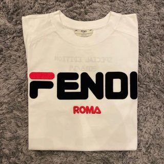 FENDI - 美品 18AW フェンディ フィラ フェンディマニア Tシャツ ロゴ