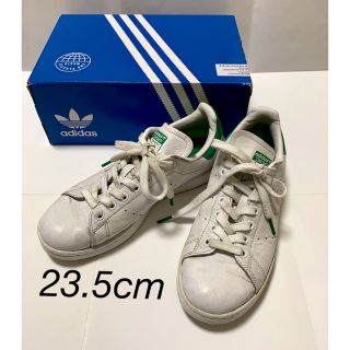 アディダス(adidas)のadidas アディダス　スタンスミス　ホワイト×グリーン　23.5cm(スニーカー)