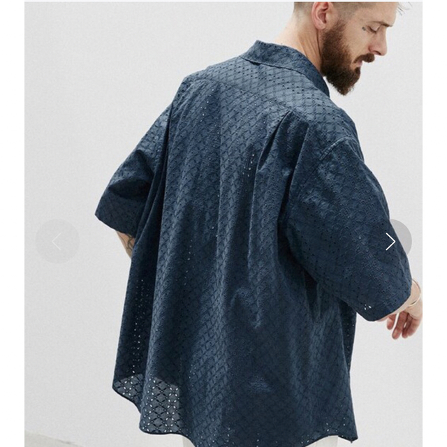 LIDNM(リドム)のEMBROIDERY SHEER SHIRT メンズのトップス(シャツ)の商品写真