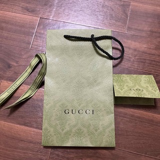 グッチ(Gucci)のGUCCI ショッパー　紙袋　リボン　(ショップ袋)