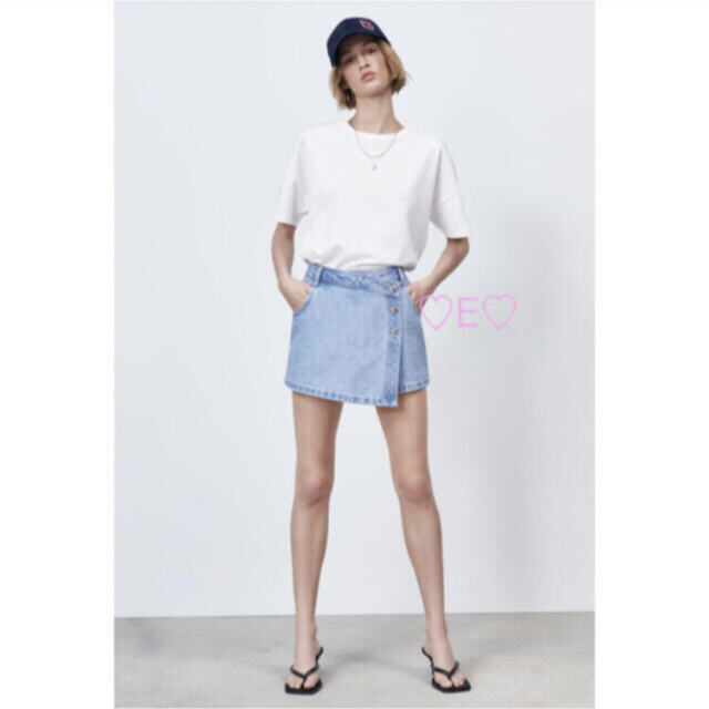 ZARA(ザラ)の新品♡ZARA デニムスコート レディースのスカート(ミニスカート)の商品写真