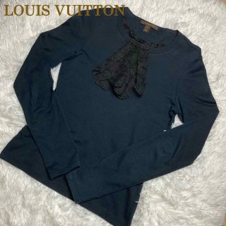 ルイヴィトン(LOUIS VUITTON)の【超希少】ルイヴィトン　スカーフ付き　ロングシャツ　モノグラム　S(カットソー(長袖/七分))