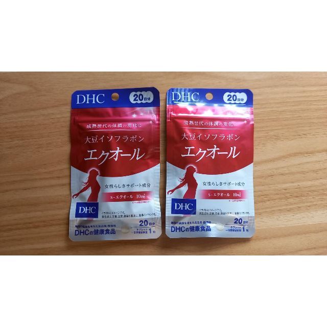 DHC - DHC 大豆イソフラボン エクオール 20日分 20粒 × 2袋の通販 by