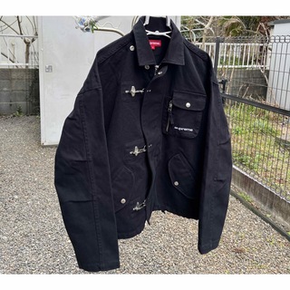 【土日限定価格】supreme canvas clip jacket