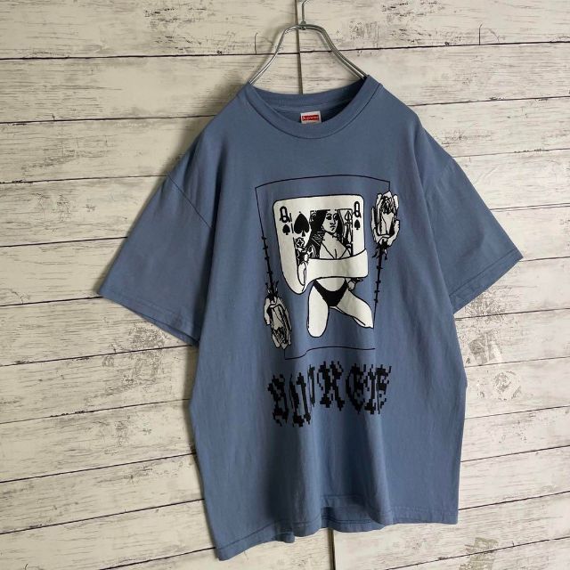 7326 【入手困難】シュプリーム☆ビッグロゴ定番カラー人気デザインtシャツ美品