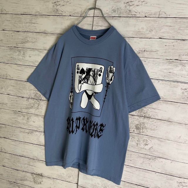 7326 【入手困難】シュプリーム☆ビッグロゴ定番カラー人気デザインtシャツ美品