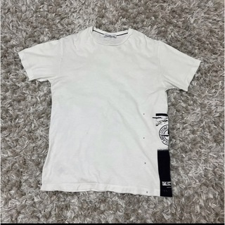 ストーンアイランド(STONE ISLAND)のSTONE ISLAND ストーンアイランド白 Tシャツ XL(Tシャツ/カットソー(半袖/袖なし))