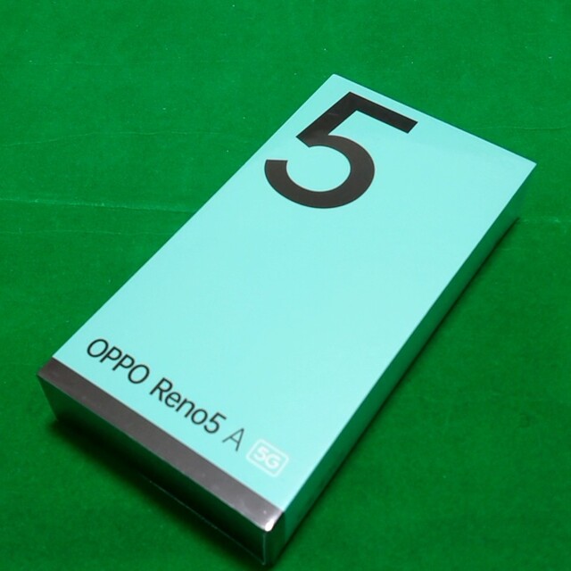 OPPO(オッポ)の新品未開封品OPPO Reno5 A SIMフリーシルバーブラック スマホ/家電/カメラのスマートフォン/携帯電話(スマートフォン本体)の商品写真