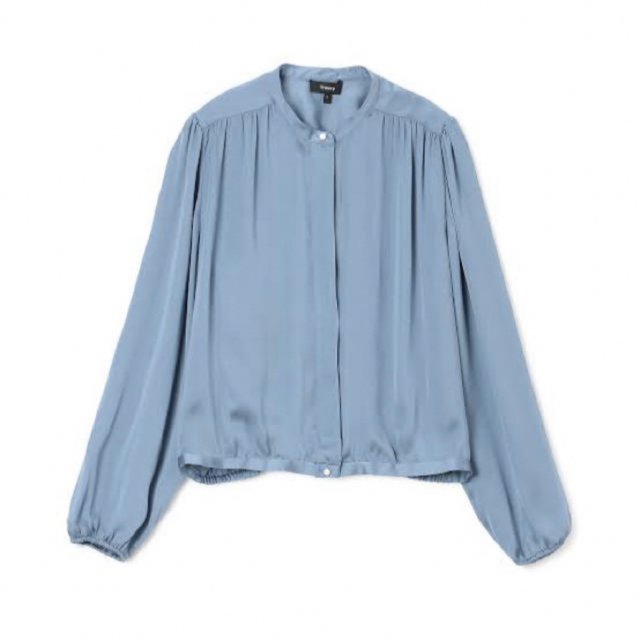 Theory 19aw シルクブラウス - シャツ/ブラウス(長袖/七分)