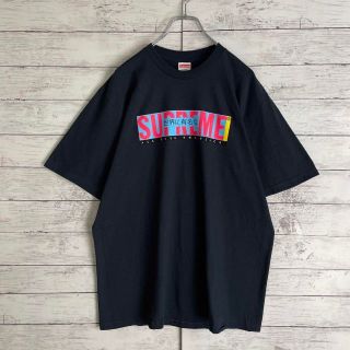 7325 【入手困難】シュプリーム☆ビッグロゴ定番カラー人気デザインtシャツ美品