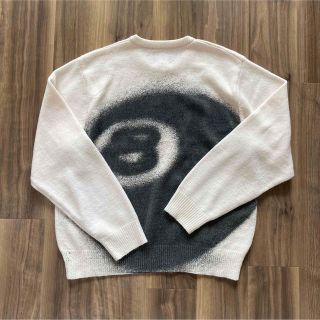 STUSSY - stussy ステューシー8ボールspray sweater ニットの通販|ラクマ