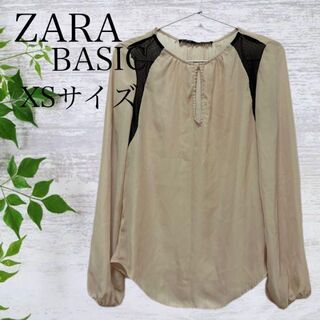 ZARA BASIC ザラ セクシー 透け トップス レディース(シャツ/ブラウス(長袖/七分))