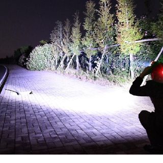 超強力 巨大COB LED ヘッドライト CREE以上 長時間点灯R12308の通販 by
