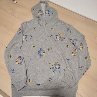 GAP フローラルプリント フレンチテリープルオーバーパーカー