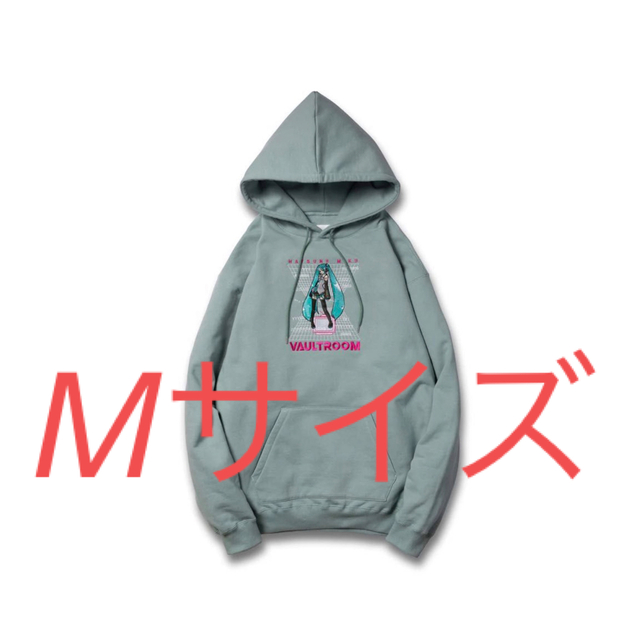 特選/公式 vaultroom VR × HATSUNE MIKU HOODIE GRN M | www