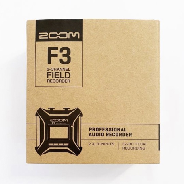 【送料無料】新品　ZOOM F3 フィールドレコーダー32bitフロート ズーム