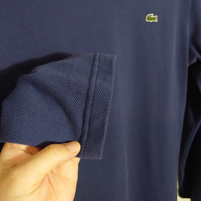 LACOSTE(ラコステ)のLACOSTE　鹿の子地ロングスリーブTシャツ(TH074EL) レディースのトップス(Tシャツ(長袖/七分))の商品写真