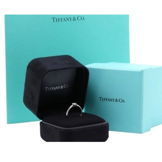 Tiffany & Co. - 美品 ティファニー ハーモニー ダイヤモンド プラチナ リング 鑑定書付き