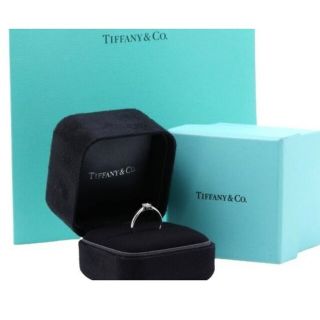 ティファニー(Tiffany & Co.)の美品 ティファニー ハーモニー ダイヤモンド プラチナ リング 鑑定書付き(リング(指輪))