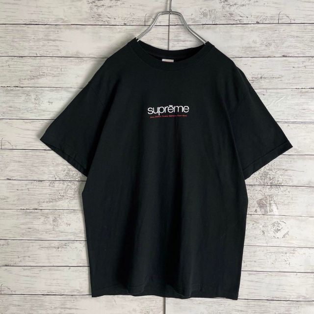 7074 【人気Lサイズ】シュプリーム☆ビッグロゴ即完売モデル定番tシャツ　美品