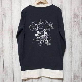 ディズニー(Disney)のDISNEY　ディズニー　(M)　プリント柄カーディガン　トップス　ミッキー(カーディガン)