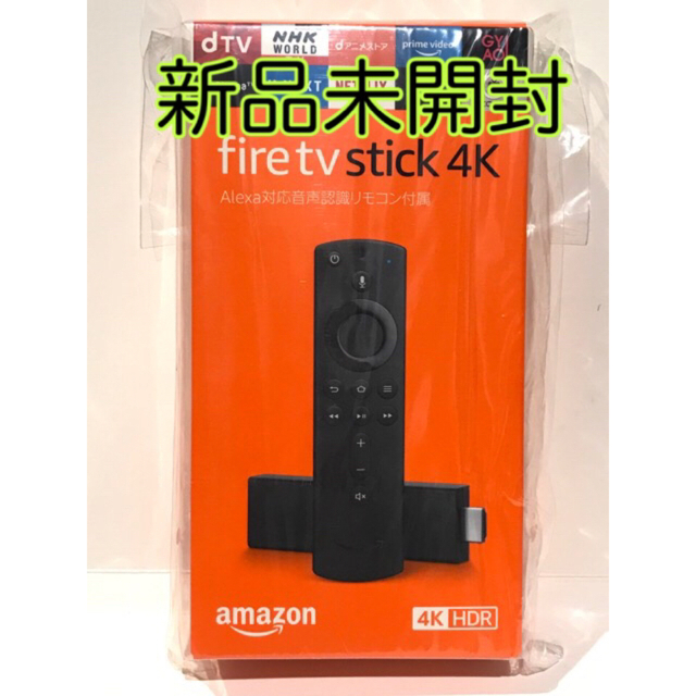 Fire TV Stick 4K Alexa対応音声認識リモコン付属 プレーヤー