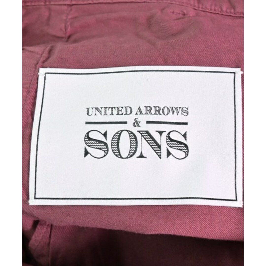 なし伸縮性UNITED ARROWS&SONS パンツ（その他） XL ピンク系