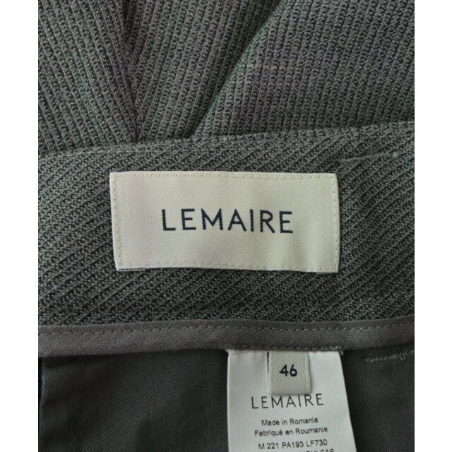 LEMAIRE(ルメール)のLEMAIRE ルメール スラックス 48(L位) グレー 【古着】【中古】 メンズのパンツ(スラックス)の商品写真