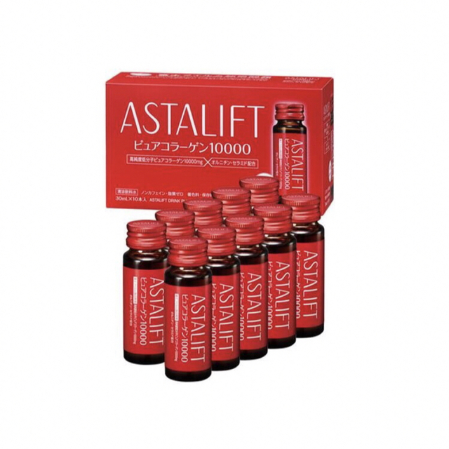 ASTALIFT(アスタリフト)のアスタリフト ドリンク ピュア コラーゲン 10000  40本 食品/飲料/酒の健康食品(コラーゲン)の商品写真