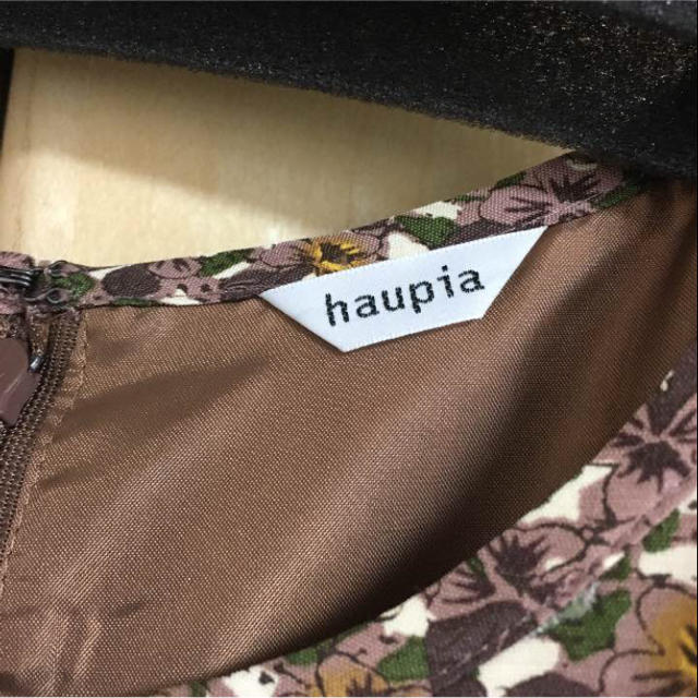 franche lippee(フランシュリッペ)のもこもこ様専用♡haupia 花柄ワンピース 定価23000円 レディースのワンピース(ひざ丈ワンピース)の商品写真