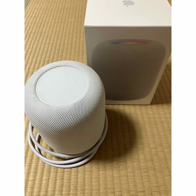 スマホ/家電/カメラ【美品】Apple HomePod（第2世代）白オーディオ機器