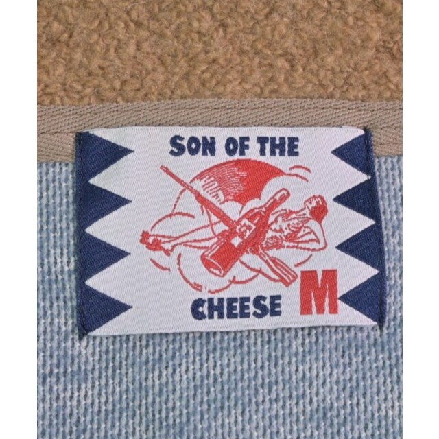 SON OF THE CHEESE ニット・セーター M 青xベージュ