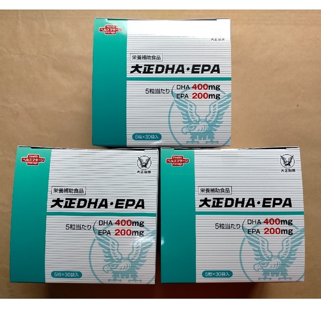 大正製薬 大正DHA・EPA 5粒×30袋×3箱 - ダイエット食品