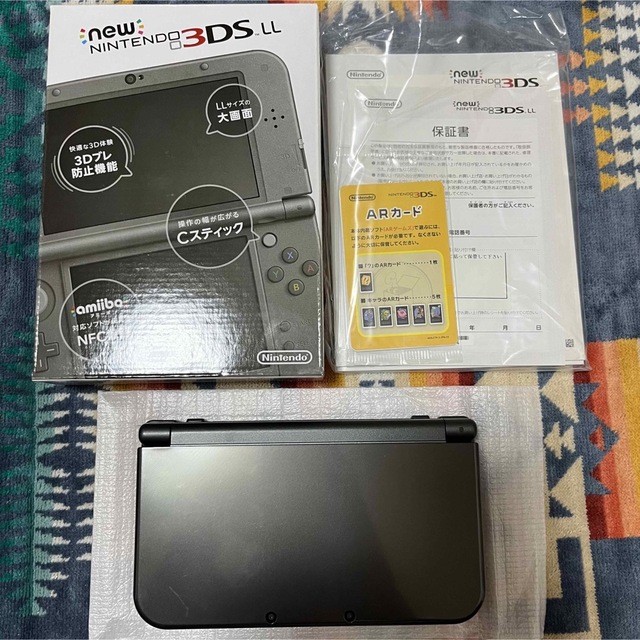 ★超美品★new ニンテンドー 3DS LL メタリックブラック